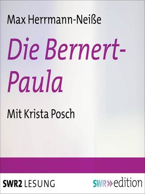 cover image of Die Bernert-Paula